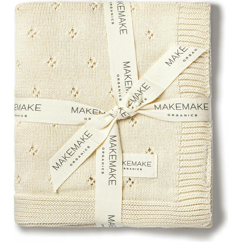 Organic Baby Blanket Pointelle