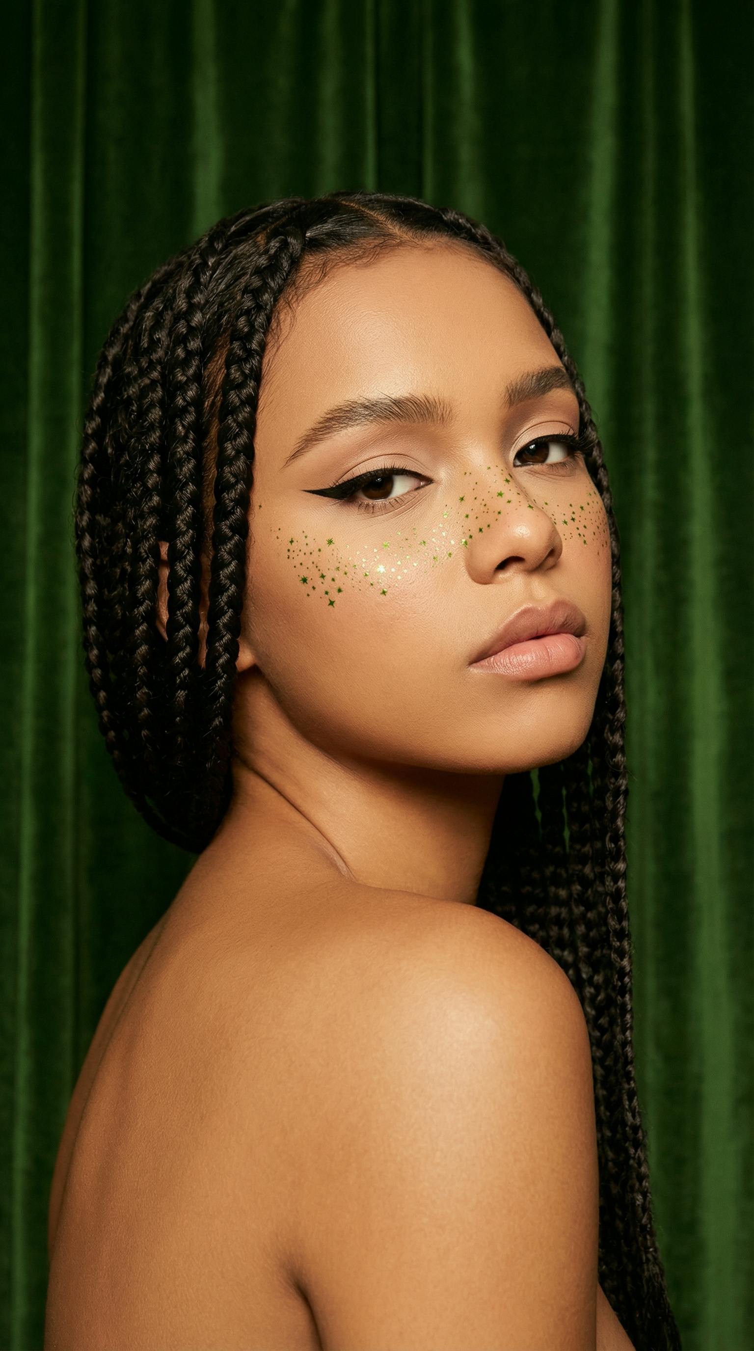 Green Spirit Speckles Makeup Patches - Team Spirit Collection