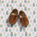 Moccasin Baby | Natural Brown Leather