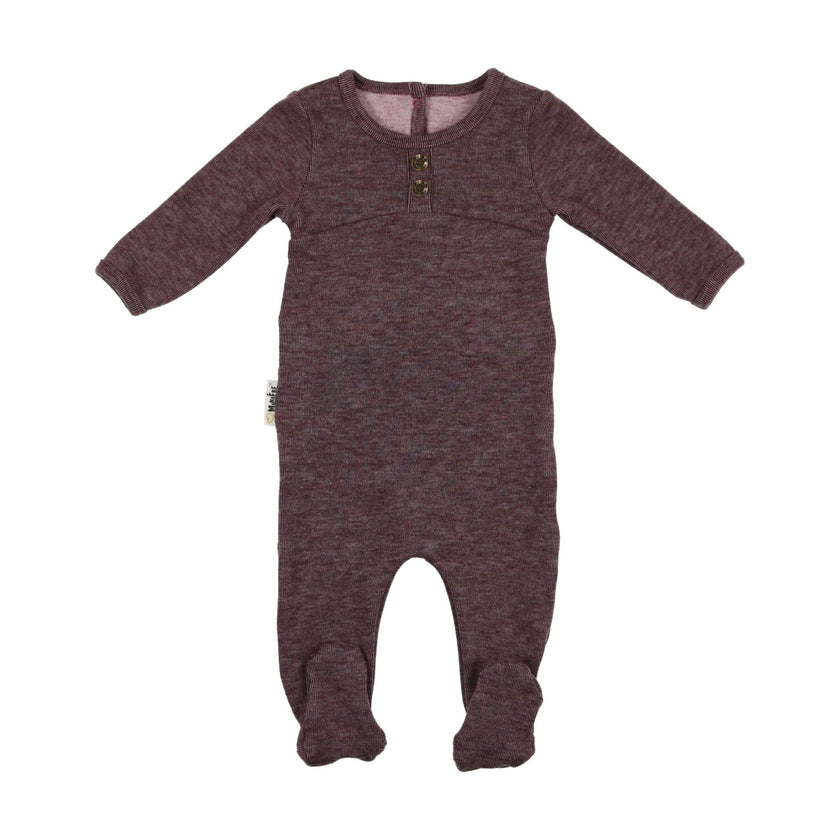 Asymmetrical Cashmere Footie