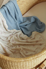 Waffle Knit Receiving Blanket - Evie Floral