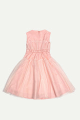 TULLE OVERLAY PARTY DRESS