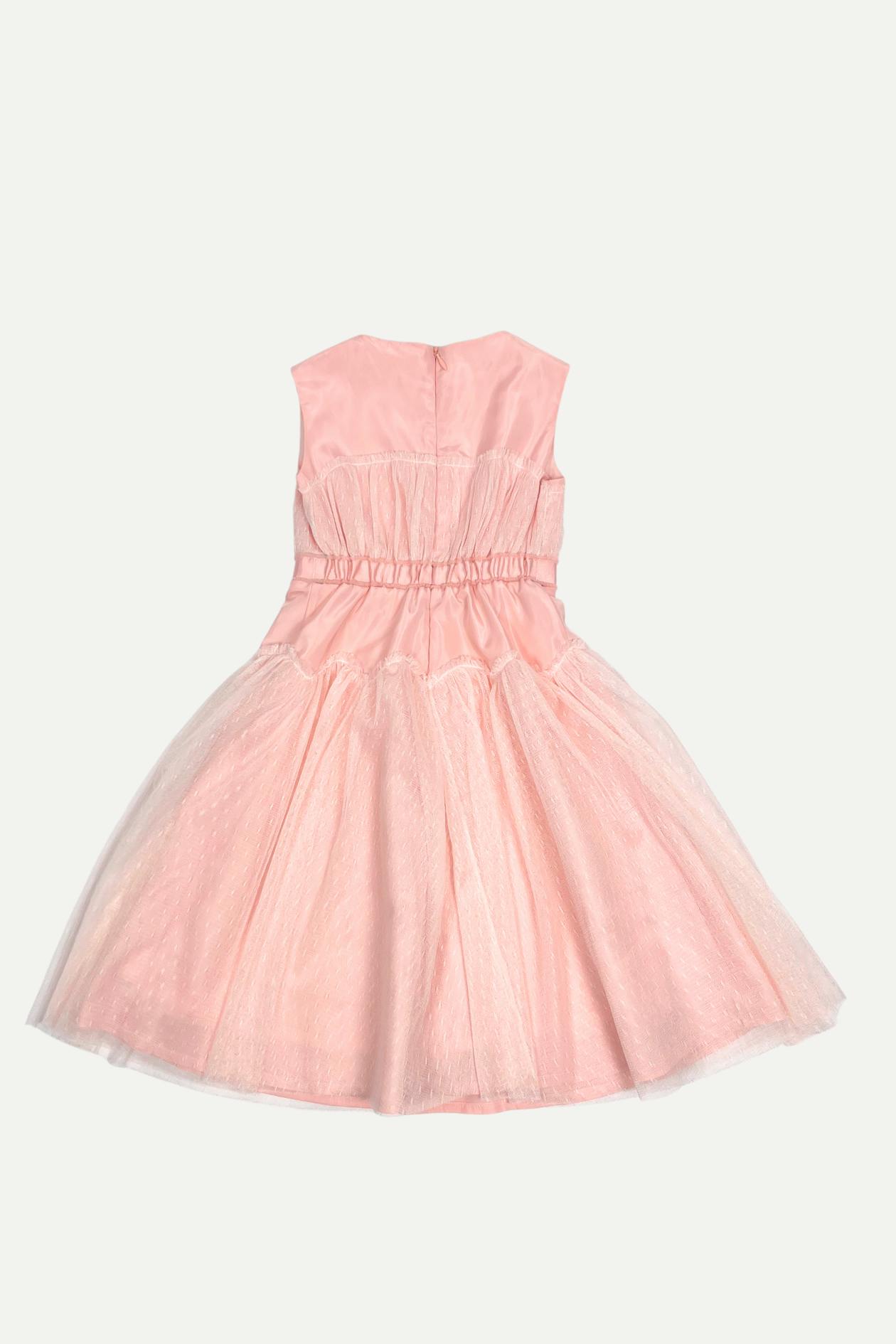 TULLE OVERLAY PARTY DRESS