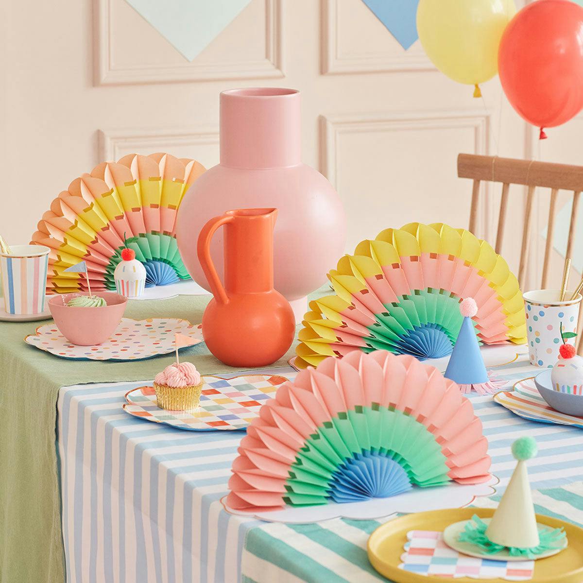 Honeycomb Rainbow Decorations