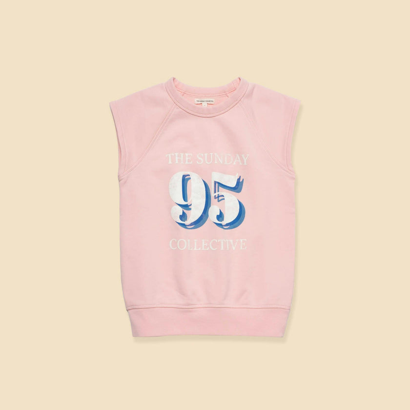 Organic Brooklyn Tank in Double Bubble Pink
