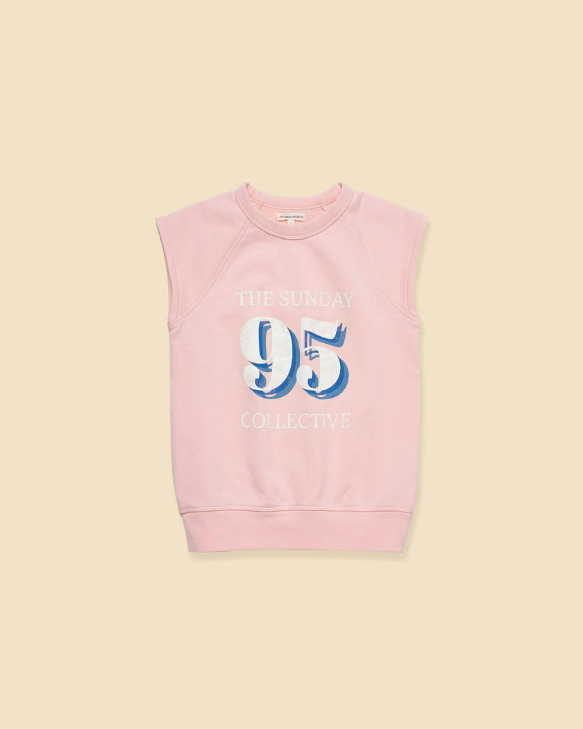 Organic Brooklyn Tank in Double Bubble Pink