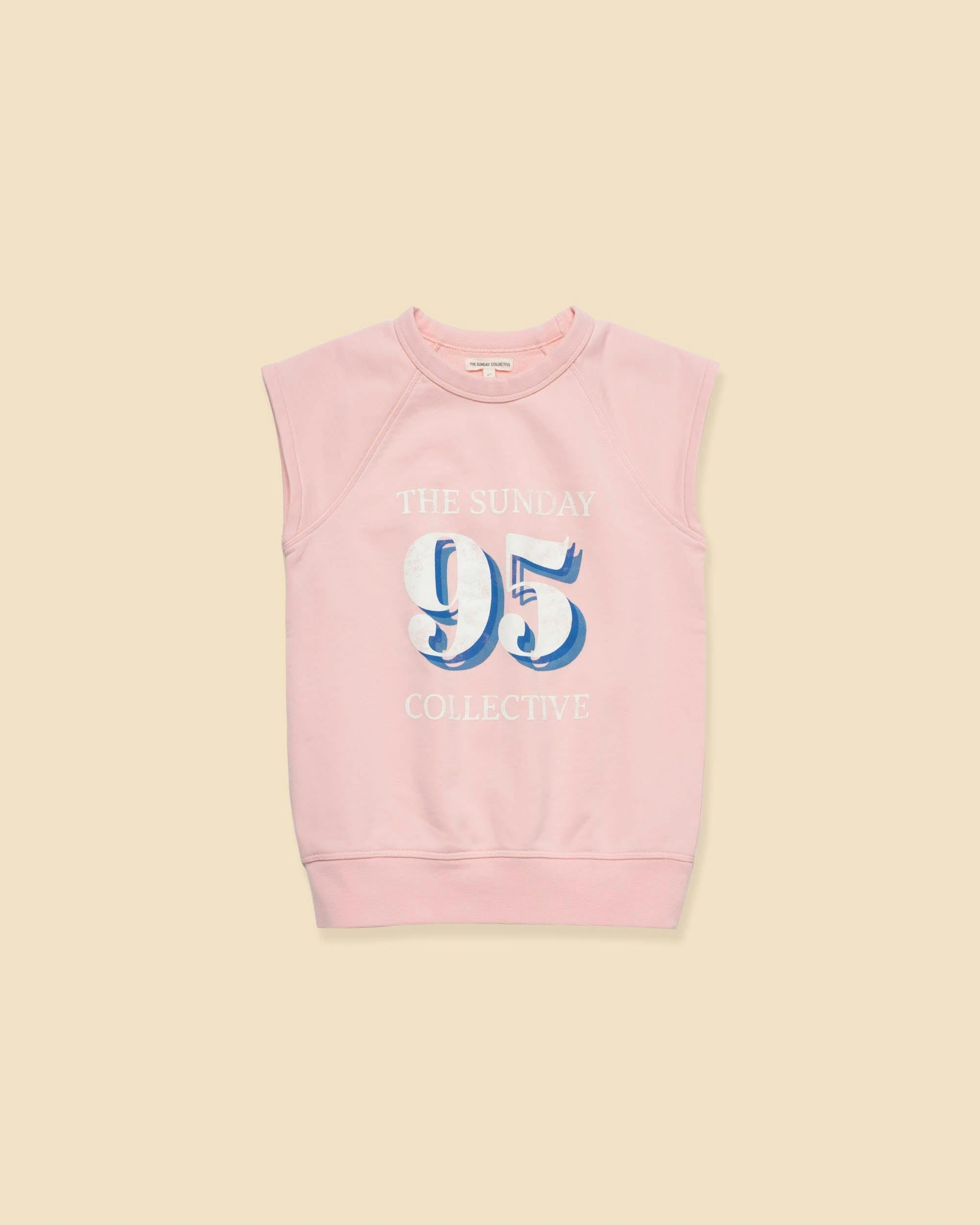 Organic Brooklyn Tank in Double Bubble Pink