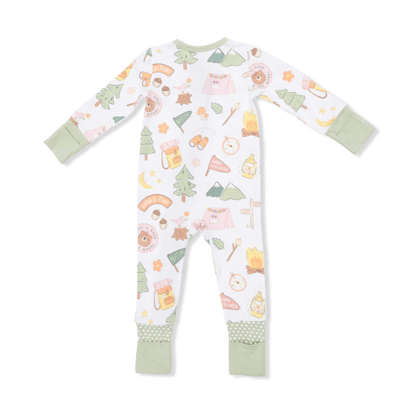 Camping Pink - Convertible Romper
