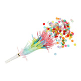 Packed Party Fringe Party Blowers Set of 6 - Multicolor Rainbow Fringe Noise Makers for Birthdays New Year's Eve and Party Favors