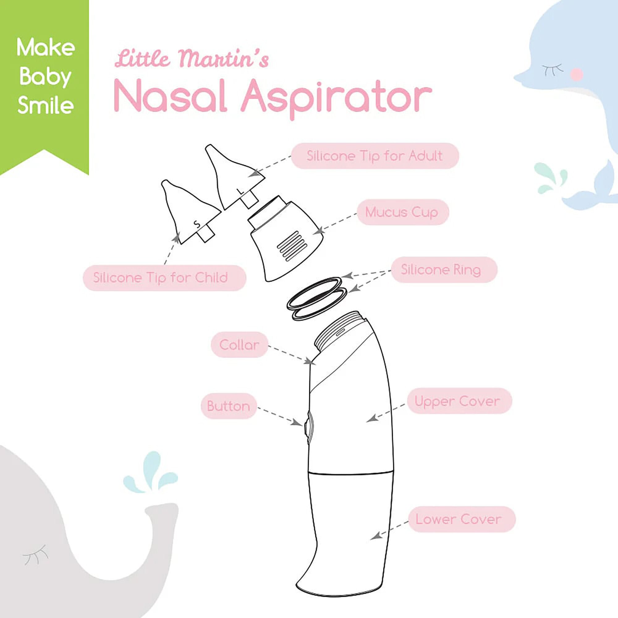Baby Electric: Nasal Aspirator - Pink