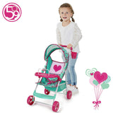 Mint Heart: Doll Stroller - Sarah