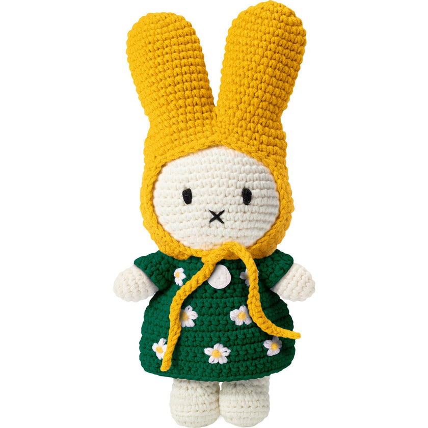 Miffy in Little Flower Crochet Dress