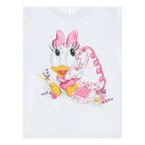 White Daisy Duck T-shirt