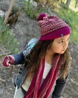 Kids Speckle Pom Pom Beanie