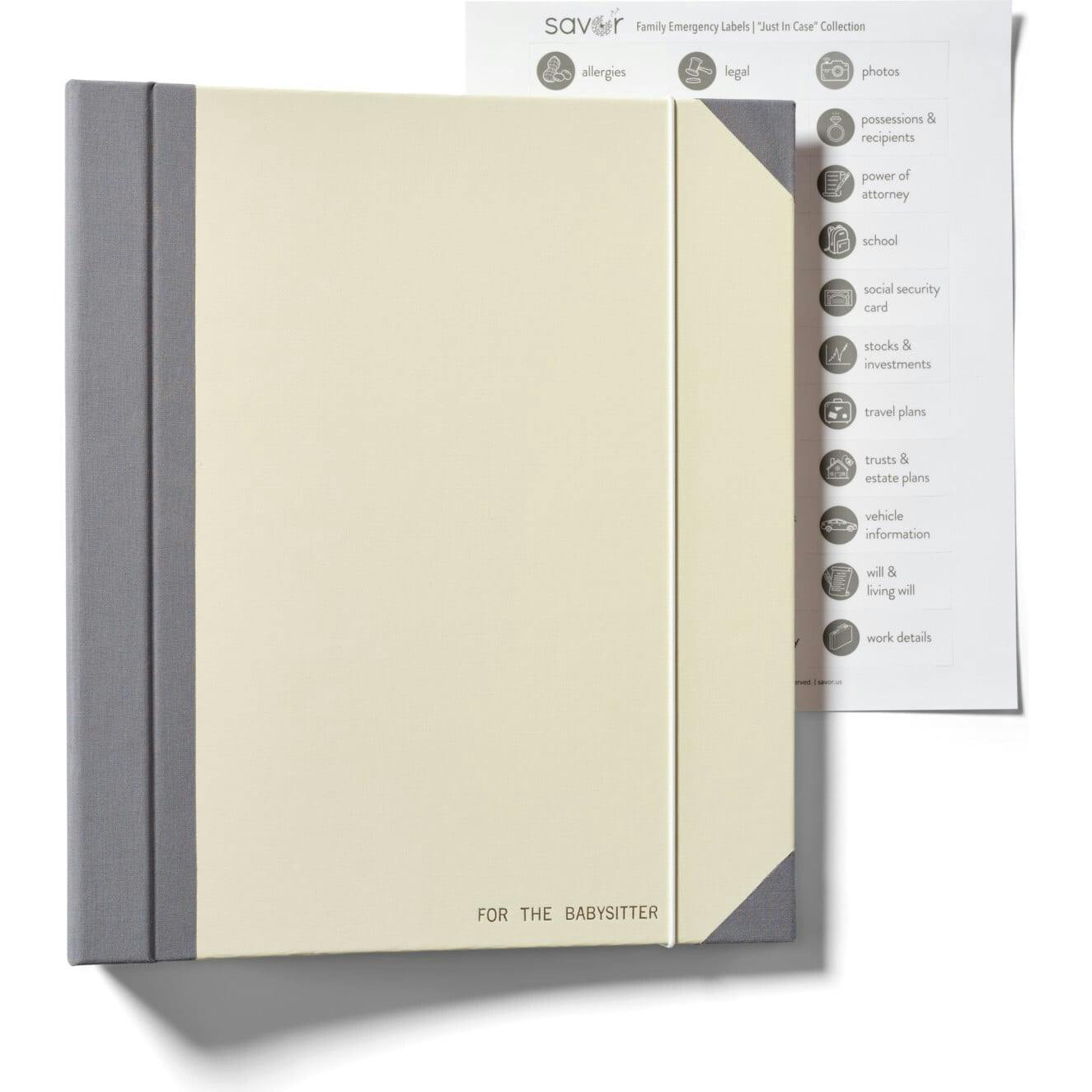Family Emergency Binder