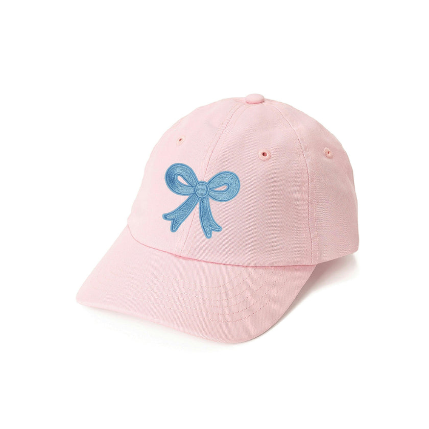 Blue Bow Patch Baseball Hat