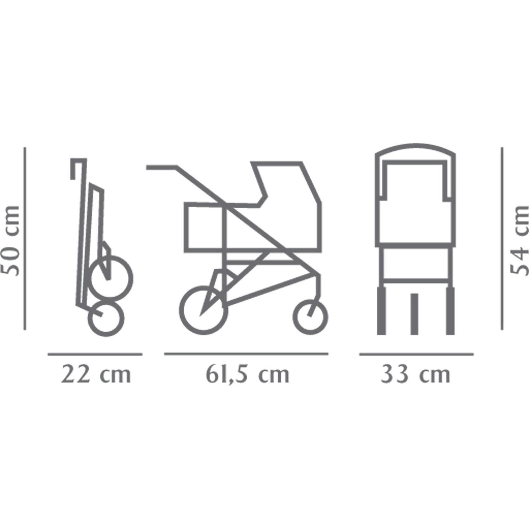 Gotz 3‑Wheel Doll Buggy 