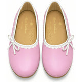 Beatrice Flat in Pink/Ivory