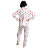 Women's Reindeer Red Long PJ Set