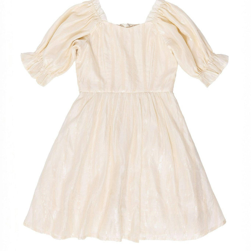 Mini Tindra Dress in Cream Sequin