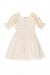 Mini Tindra Dress in Cream Sequin