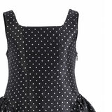 Black Vivienne Polka Dot Dress