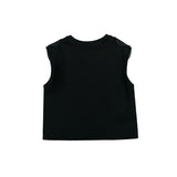 Black Hearts Sleeveless Shorts Set