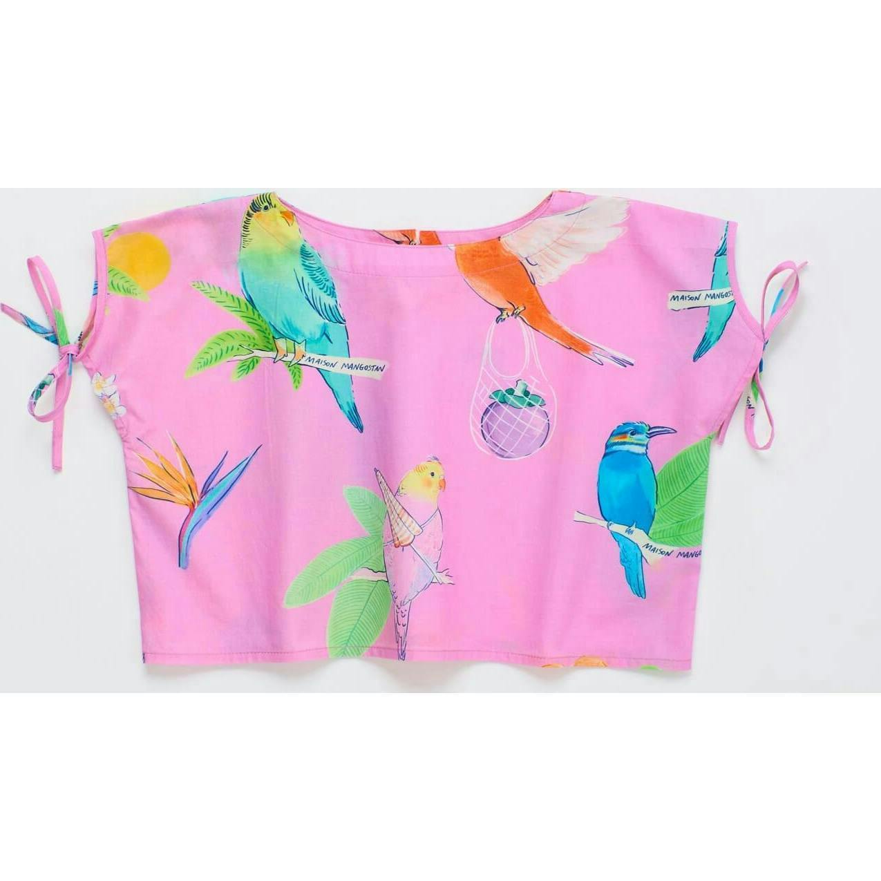 BIRDS TOP PINK