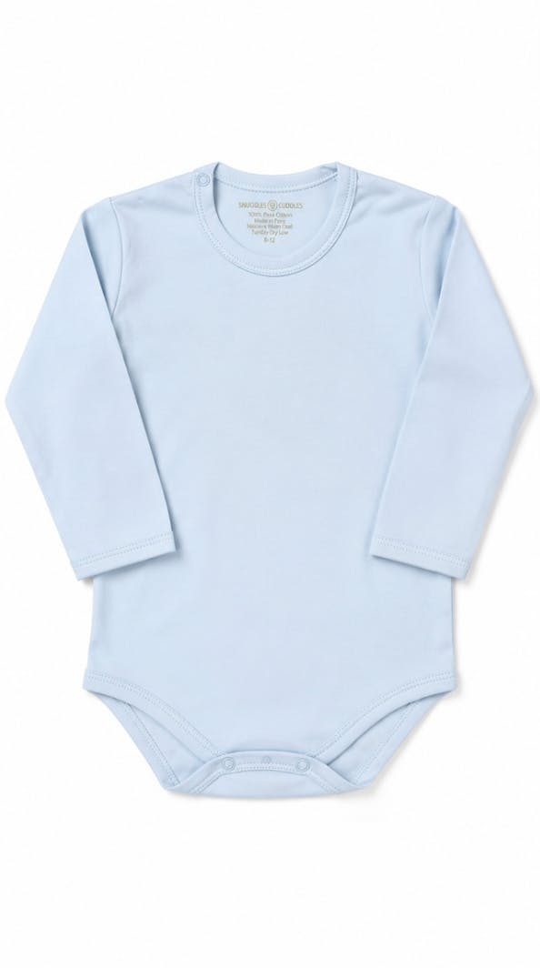 Blue - Long Sleeve Bodysuit