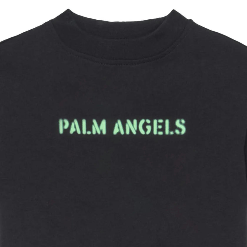 Black Logo Stamp T‑Shirt
