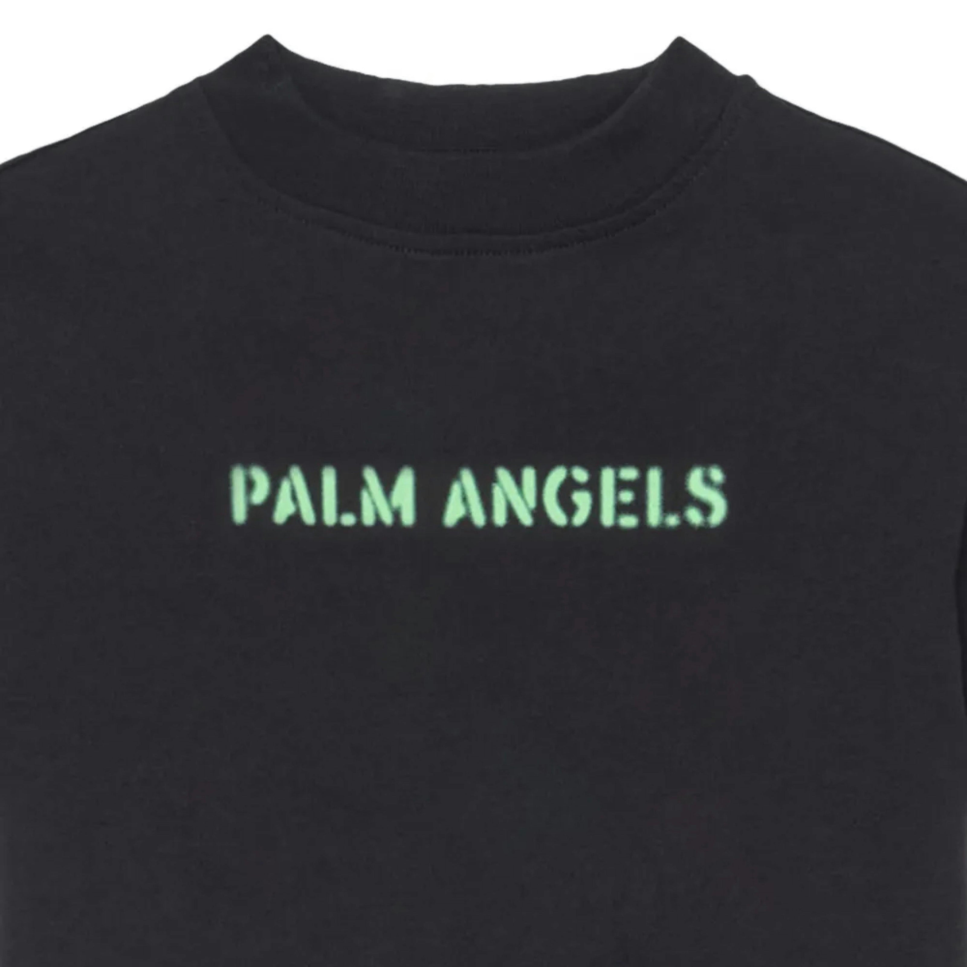 Black Logo Stamp T‑Shirt