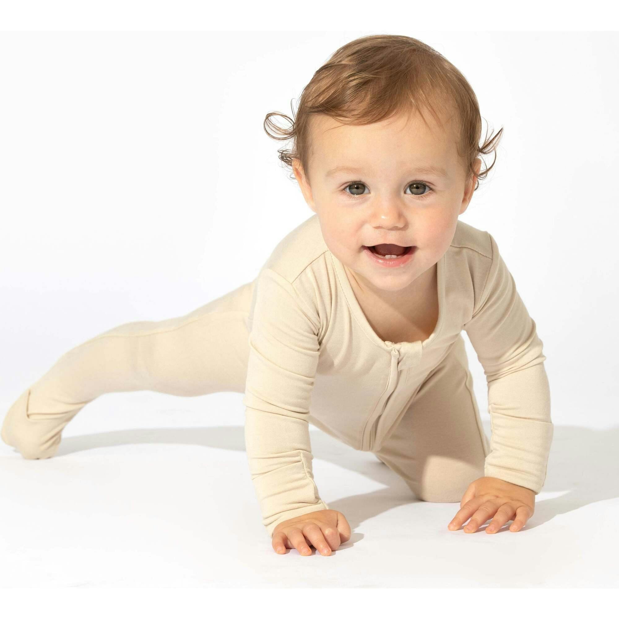 Oat Bamboo Convertible Footie