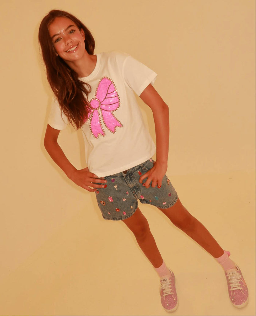 Pinky Big Bow T-shirt