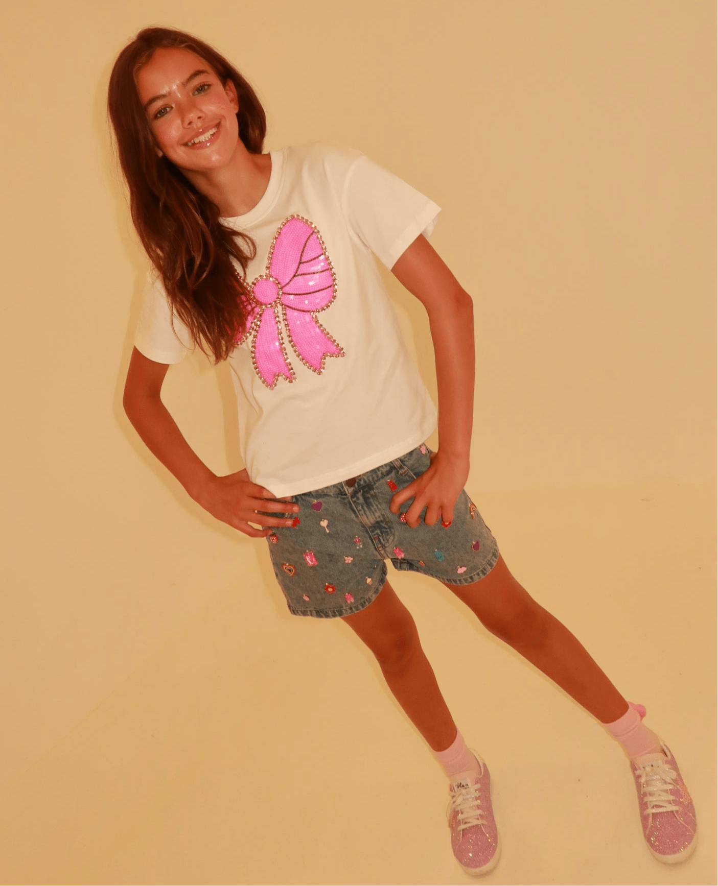 Pinky Big Bow T-shirt