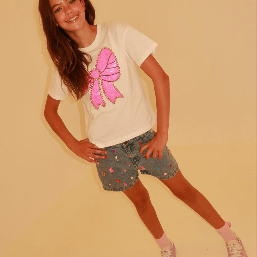 Pinky Big Bow T-shirt