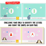 Letters, Numbers & Me (personalized Eary Learning Book)