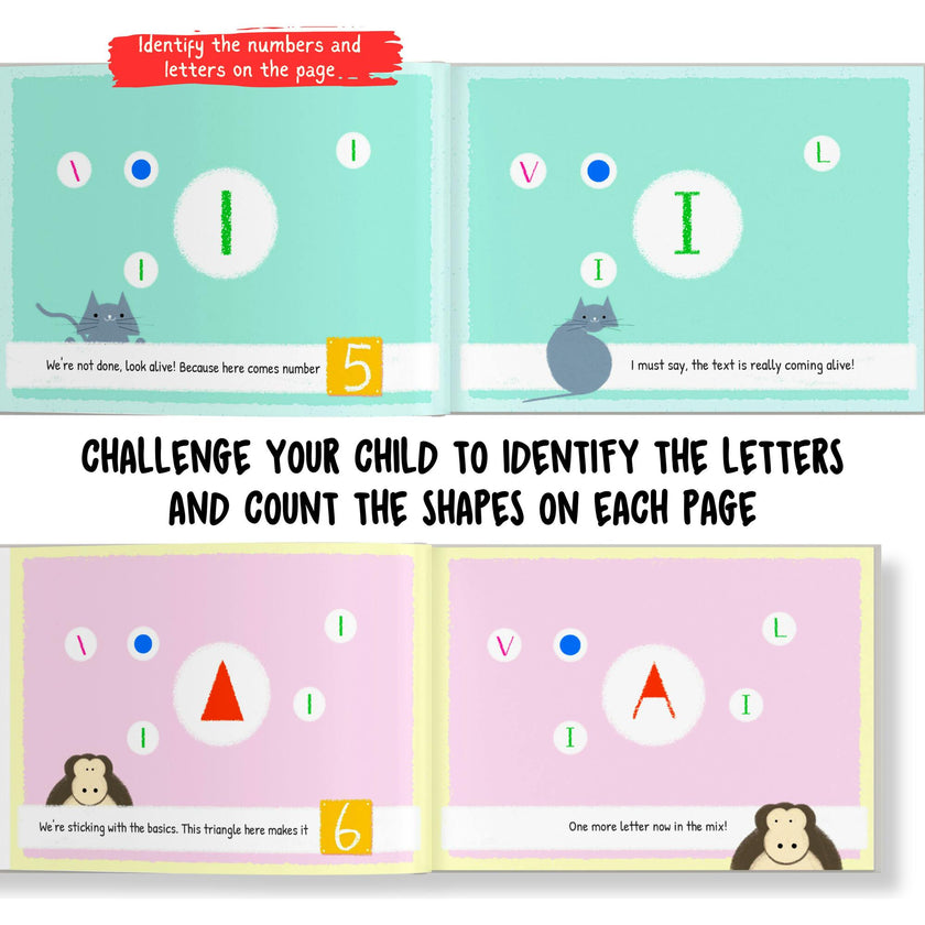 Letters, Numbers & Me (personalized Eary Learning Book)
