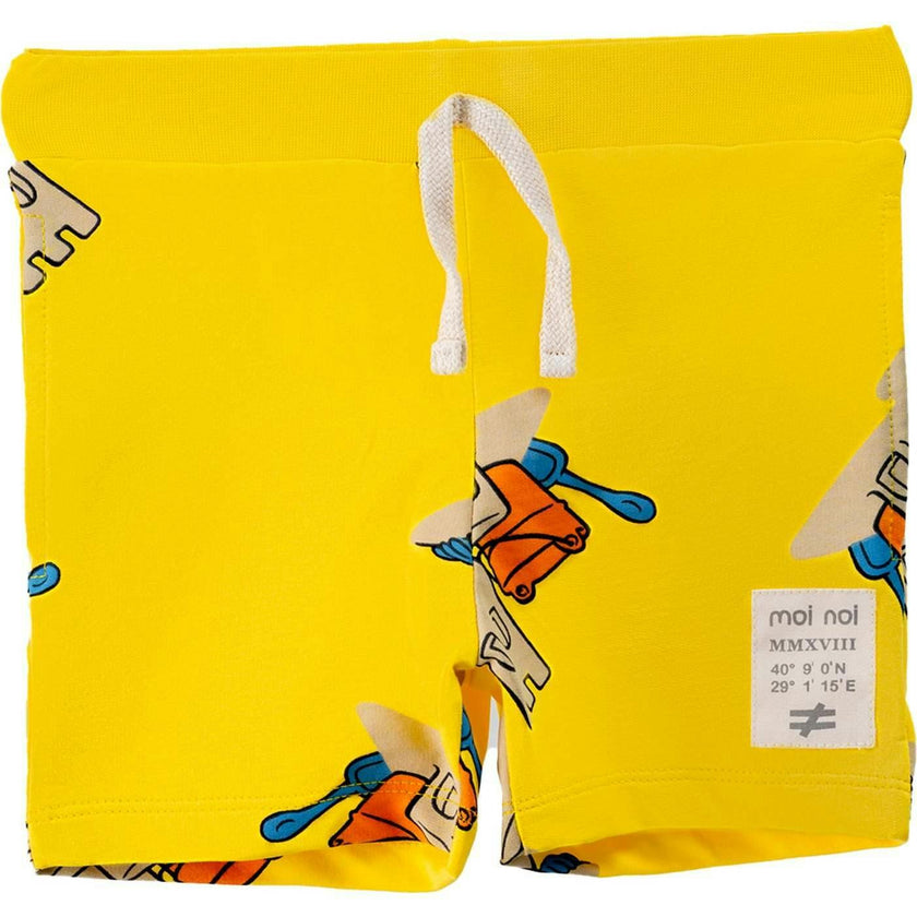 Sand Castle Graphic Cotton Shorts