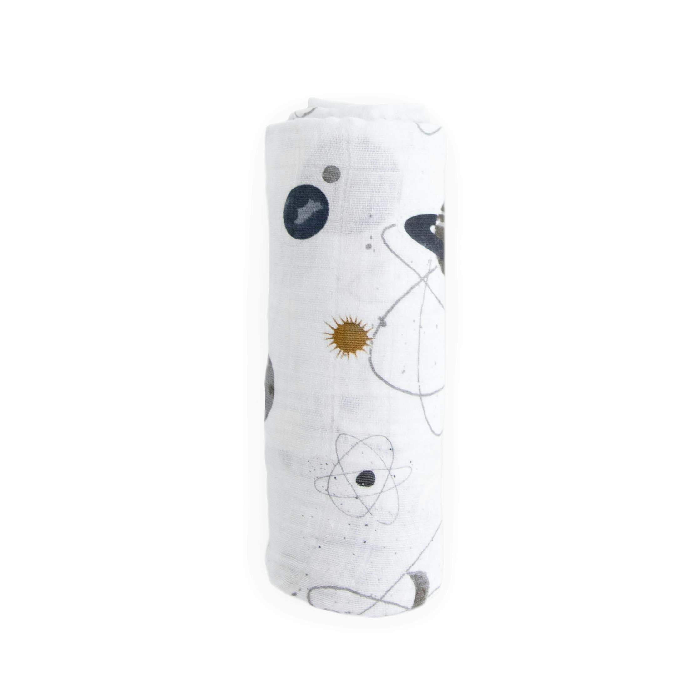 Cotton Muslin Swaddle Blanket - Planetary