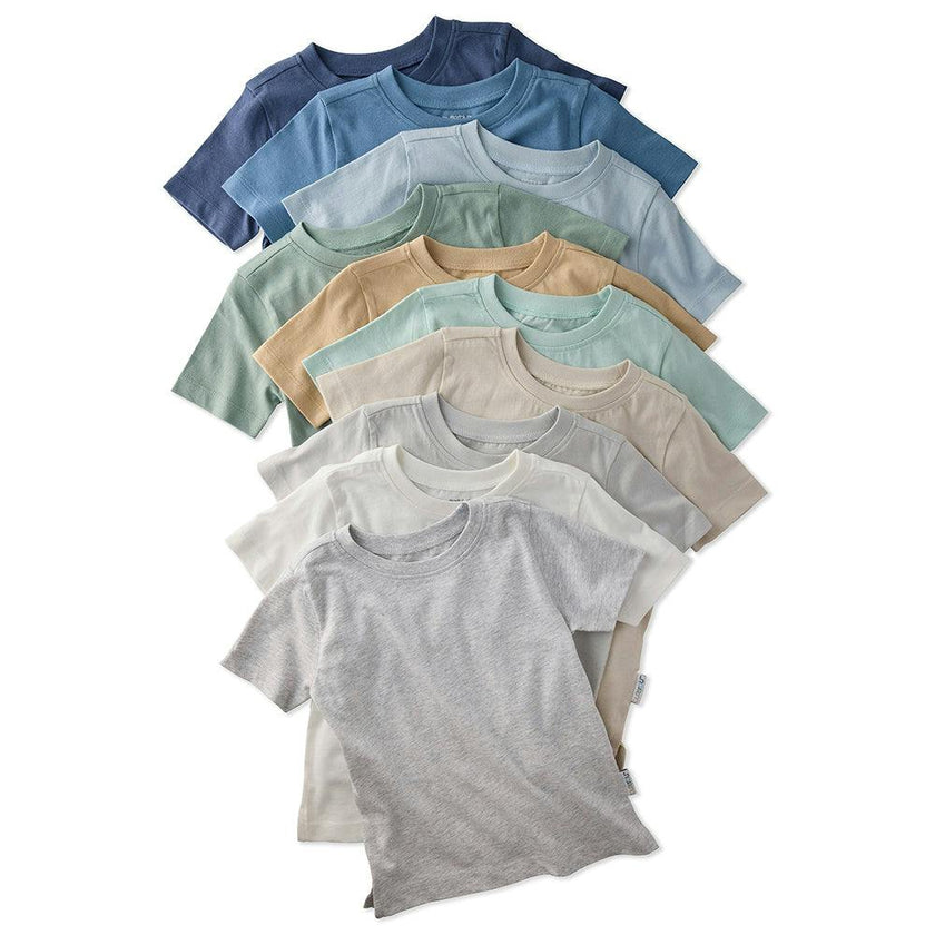 TAYLOR 10-Pack Toddler Short Sleeve T-Shirts