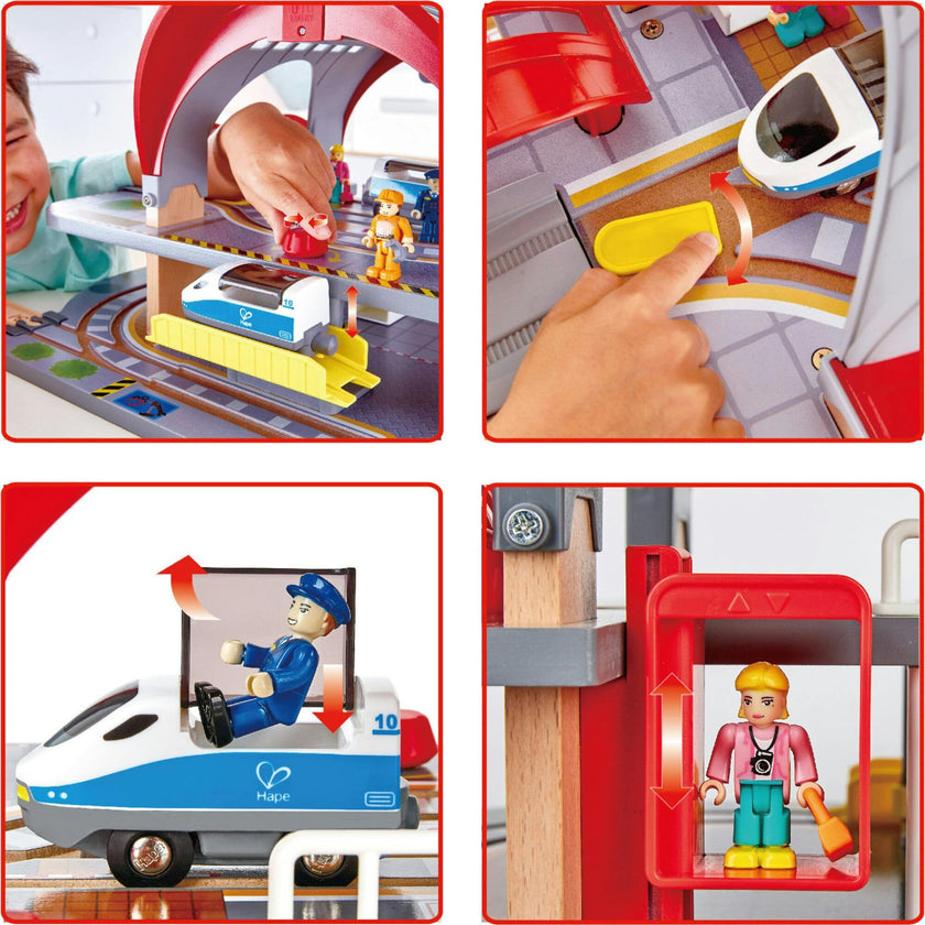 Grand City Station Light & Sound Railway Set