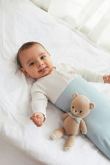 The Baby bear 8.5" Light Beige & Light blue