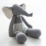Pamplemousse Peluches Michel the Elephant-Small Grey