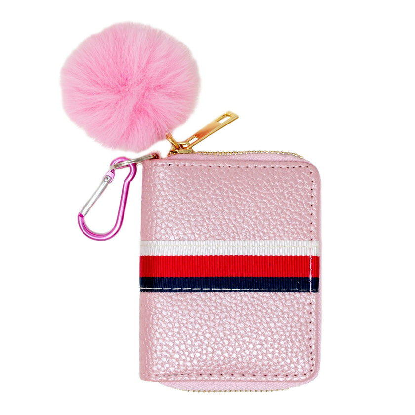 Leather Stripped Wallet