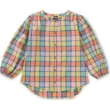 Long Sleeve Button-Up Tunic, Brown