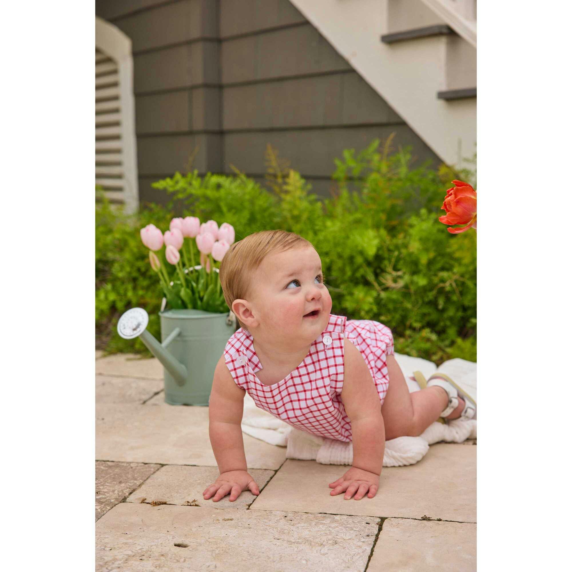 Louis Sunsuit - Red Windowpane