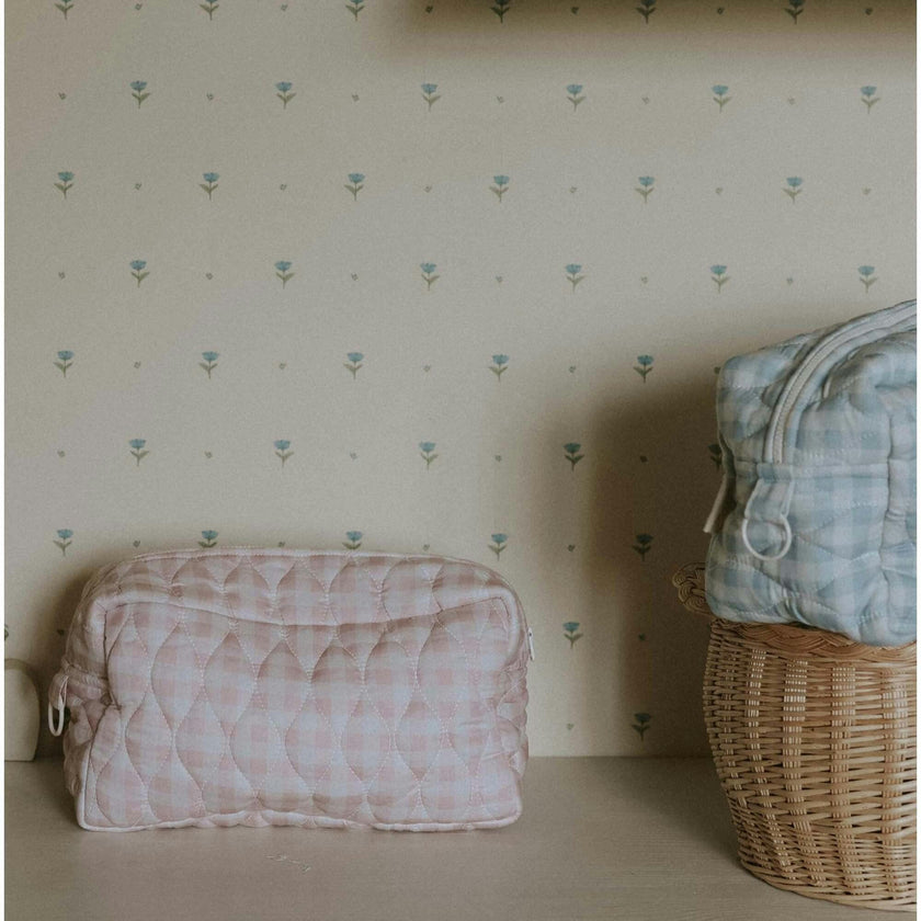 Toiletry Pouch Picnic Gingham Pink