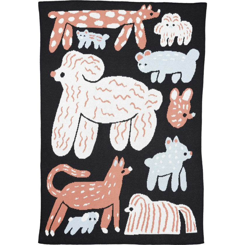 Bow Wow Knit Midi Blanket