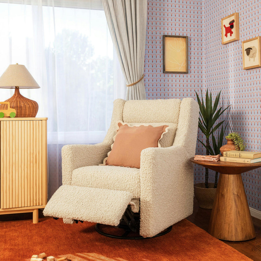 Babyletto Kiwi Plus Power Recliner and Swivel Glider with Power Adjustable Headrest and USB Port
