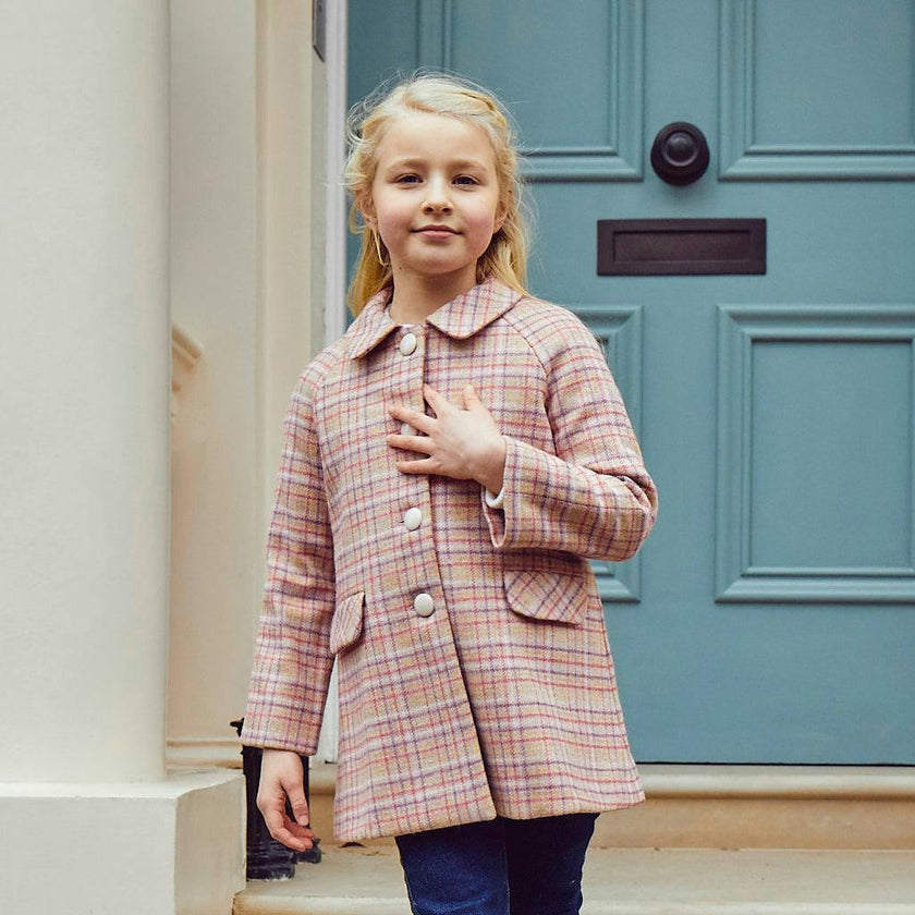 Islington Coat - Blossom Check